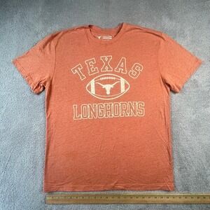 Texas Longhorns Mens XL T-Shirt Burnt Orange Football Graphic Longhorn Apparel